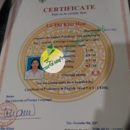 Lê Thị Kim Hoa