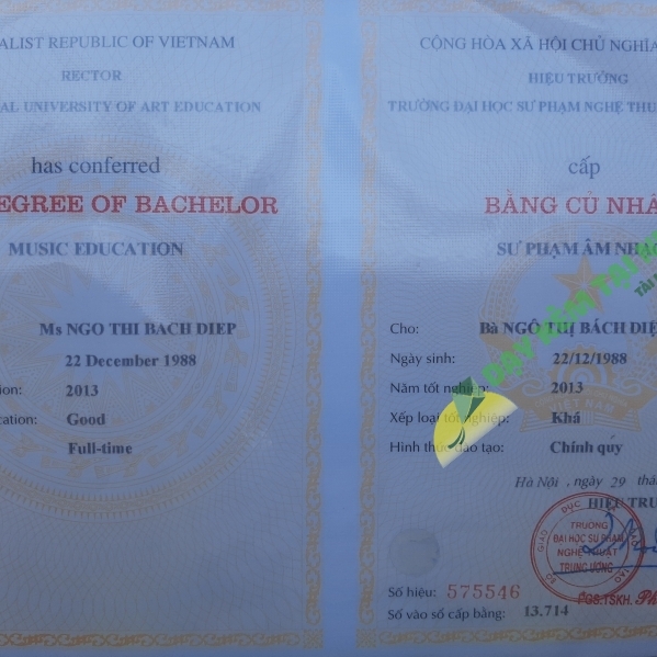Ngo Thi Bach Diep
