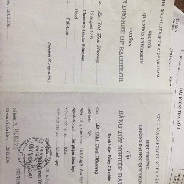 Lê Thị Trà Hương