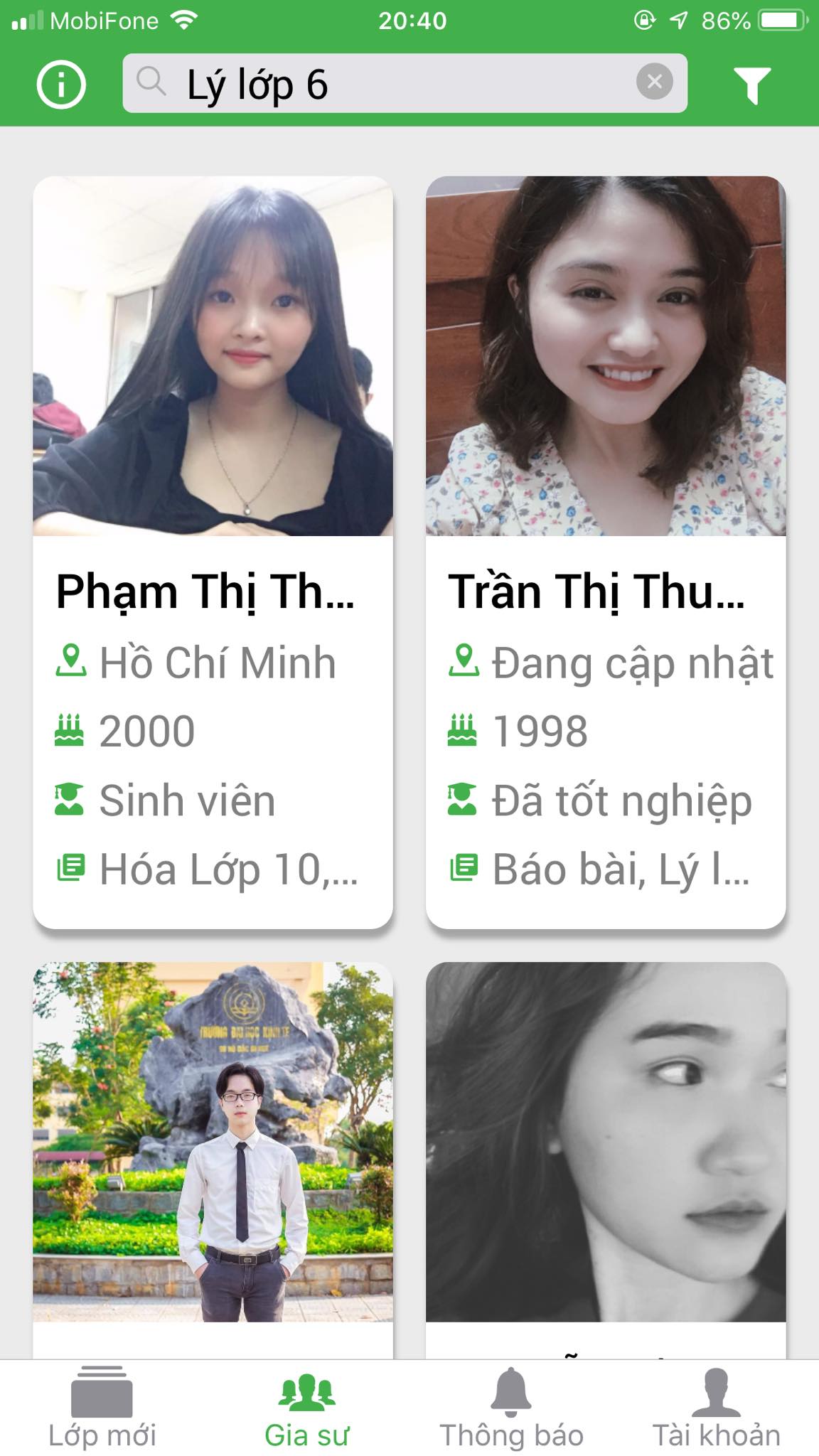 App Daykemtainha.vn L&yacute; lớp 6