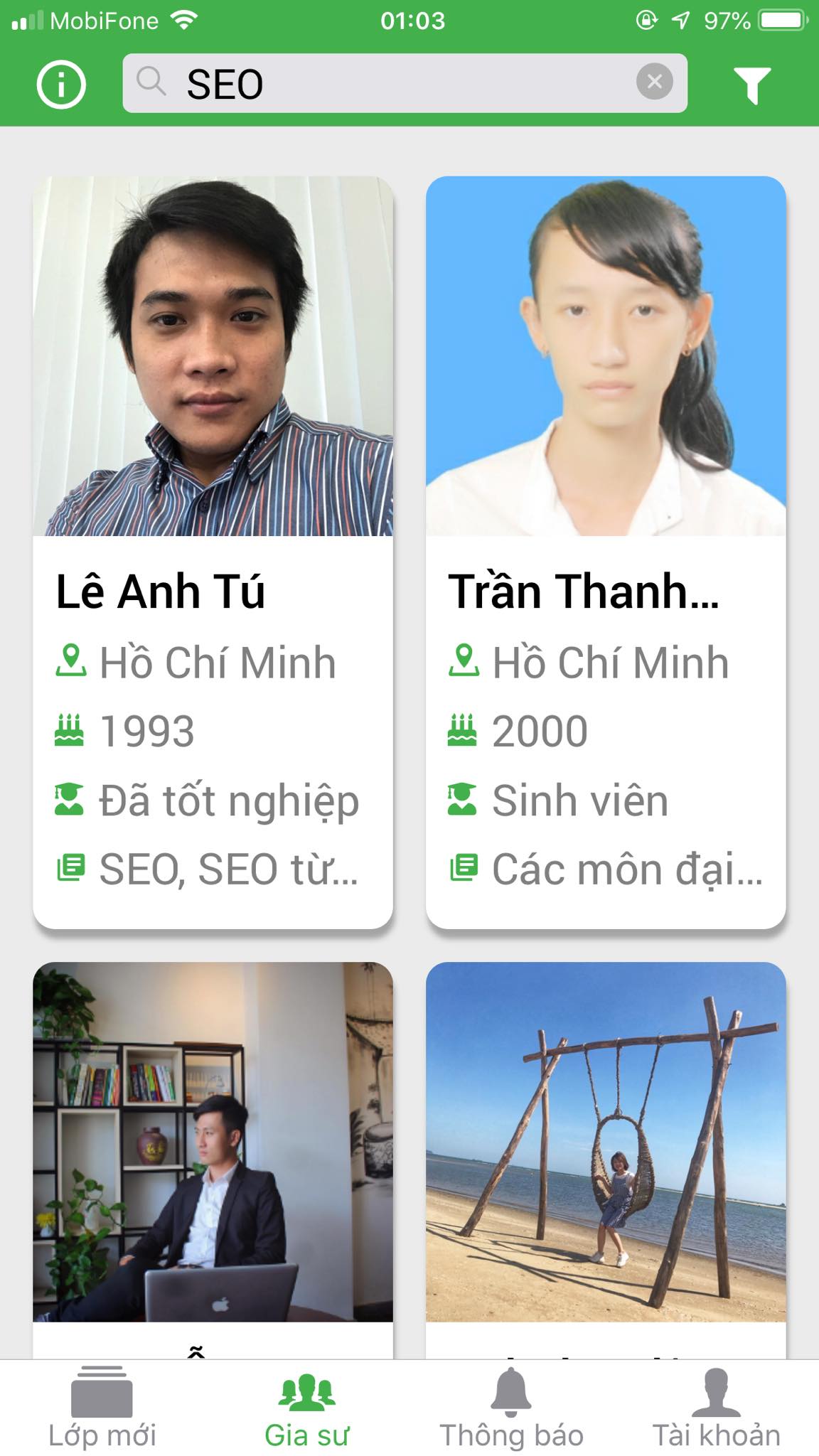 App Daykemtainha.vn Seo