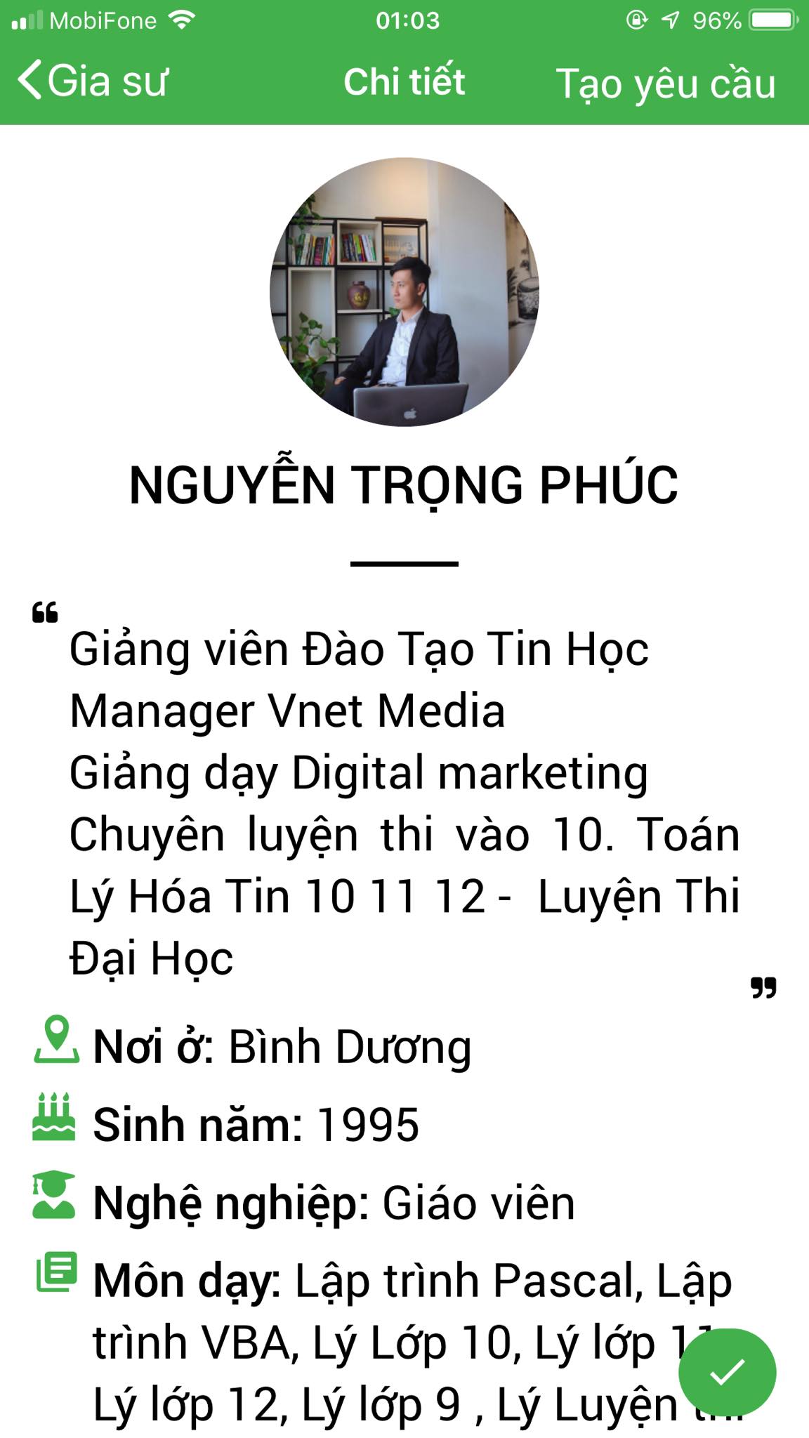 App Daykemtainha.vn Seo