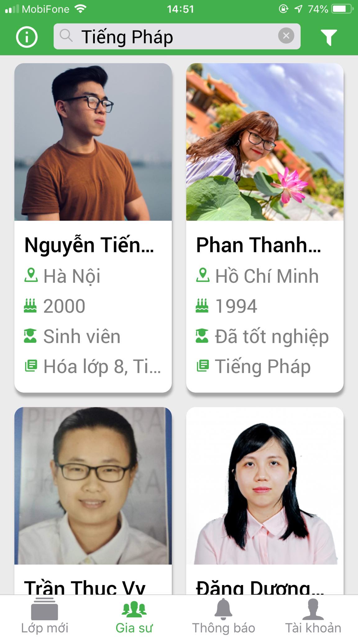  App Daykemtainha.vn tiếng Pháp