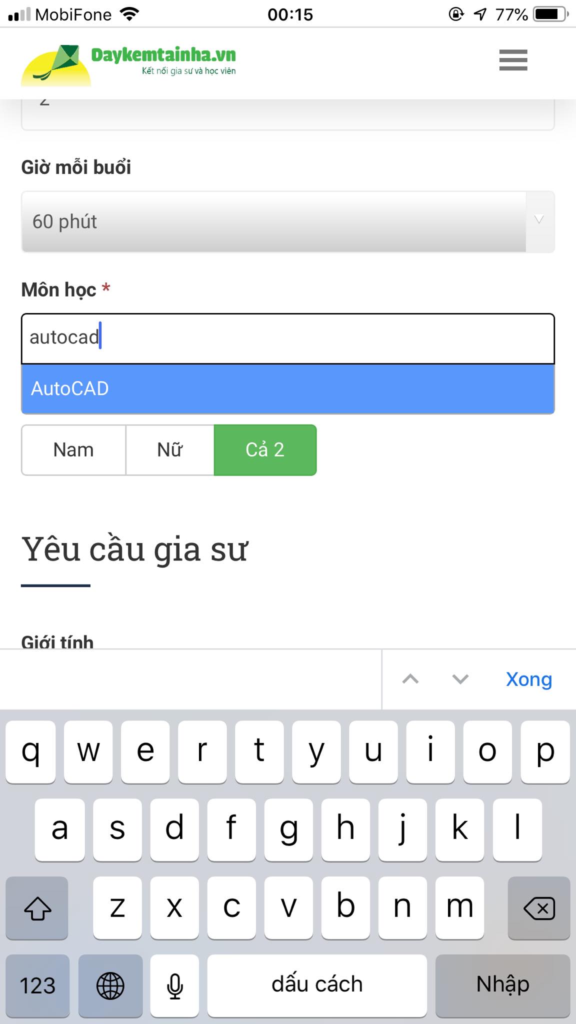 Học ph&iacute; AutoCAD